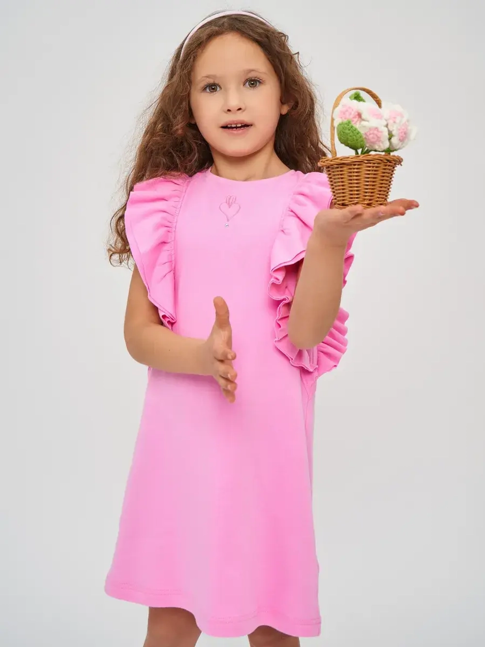 Платье детское BH Stars "Сияние Арктики", 100% хлопок