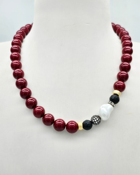 91003705 Колье Selena Pearls