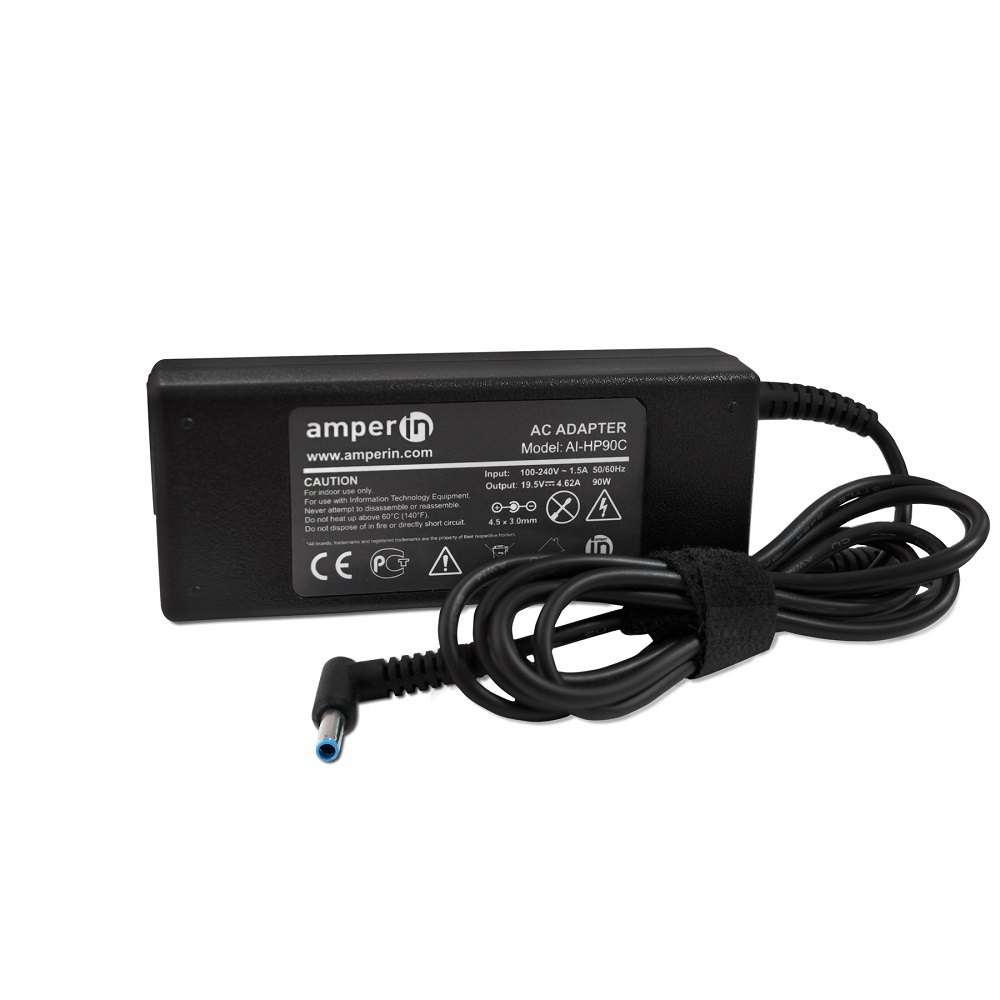 Блок питания (сетевой адаптер) Amperin AI-HP90C для ноутбуков HP 19.5V 4.62A 4.5x3.0mm 90W