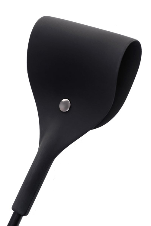 Черный гладкий стек 48см с тонкой ручкой ToyFa Theatre 700042