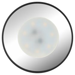 Светильник настенно-потолочный спот ЭРА OL1 GU10 BK/CH под лампу MR16/GU10 черный/хром IP20 | Накладные светильники