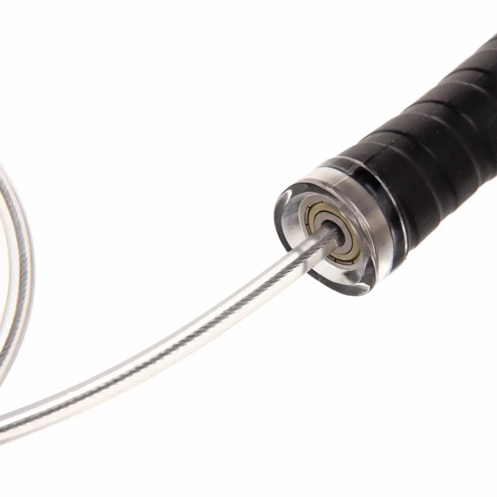 Скакалка с подшипниками RICHO RQ-JR-PL03, 3 м, ручка 125 мм, черный