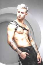 Портупея мужская Yanus кожа черный L/XL