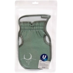 Мочалка - варежка скрабирующая «Premium - Paradise», цвет зеленый, 22*14см (ZIP пакет)