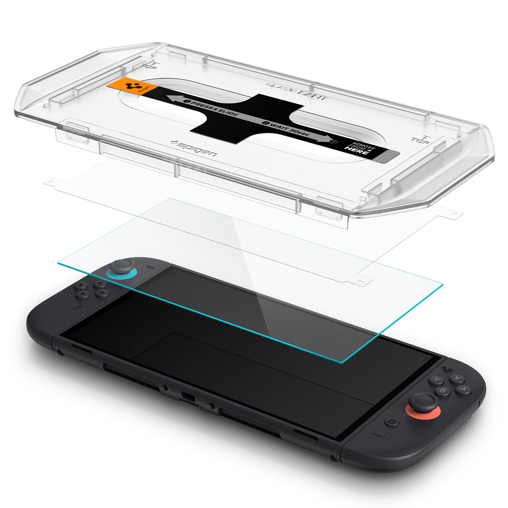 Стекло Spigen EZ-FIT для Nintendo Switch 2 2 шт.