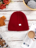 шапка вязаная бини ангора теплая демисезонная с отворотом