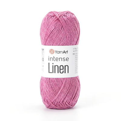 Пряжа YarnArt Intense Linen, Розовый