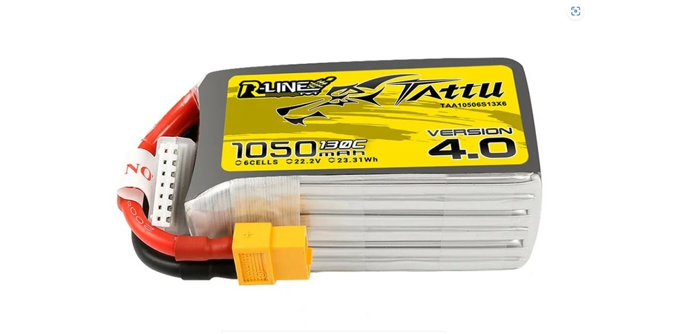 Аккумулятор Tattu R-Line V4.0 1050мАч 6S