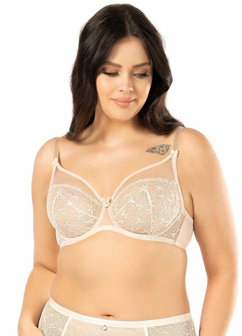 Бюстгальтер Elisabeth с мягкой чашкой (Размер: 75I) (Цвет: карамель (темно-бежевый))