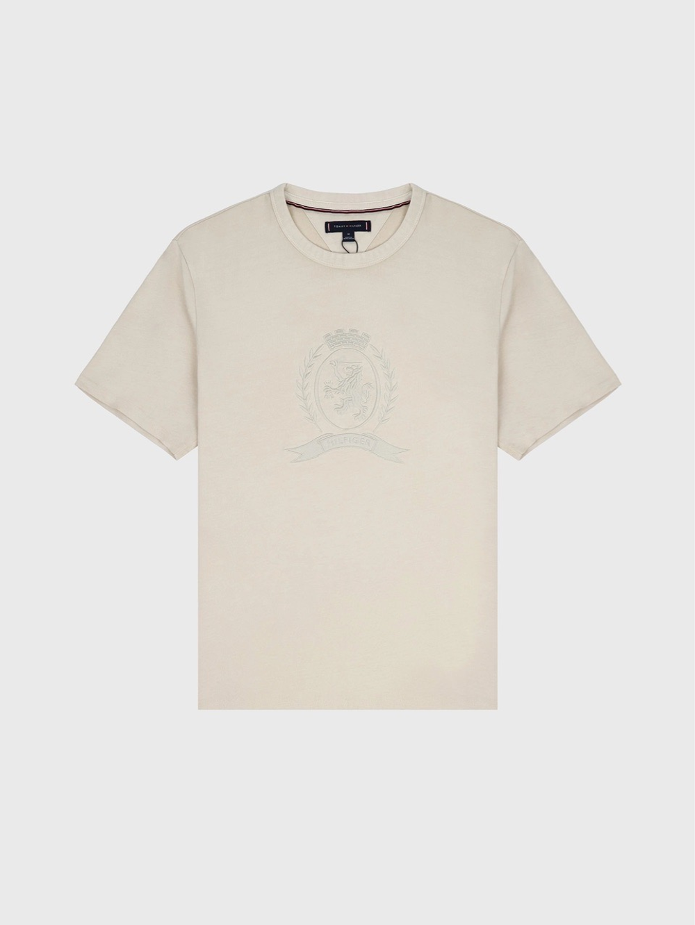 Футболка Tommy Hilfiger Laurel Leaf Logo Garment- Dyed Casablanca