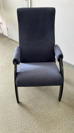Кресло  Марта №61М арт.GS-61М-6 (каркас венге, ткань VERONA Denim Blue - синий) 1уп