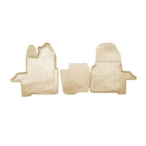 Ковры в салон Norplast/Unidec для Ford Transit (2014-), Бежевый, передние, арт.NPA11-C22-730-B