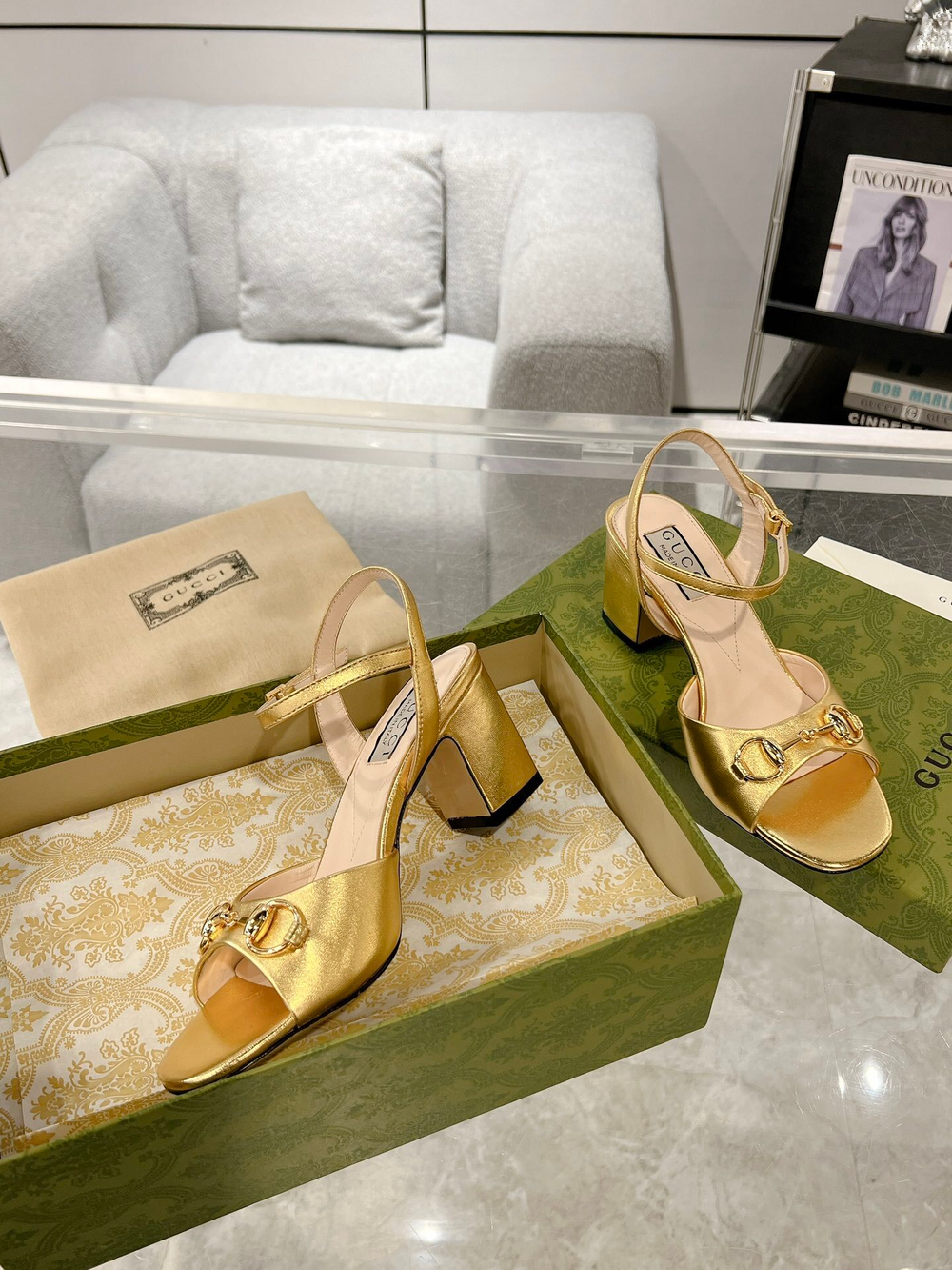 Gucci Horsebit Sandal 6.5 cm