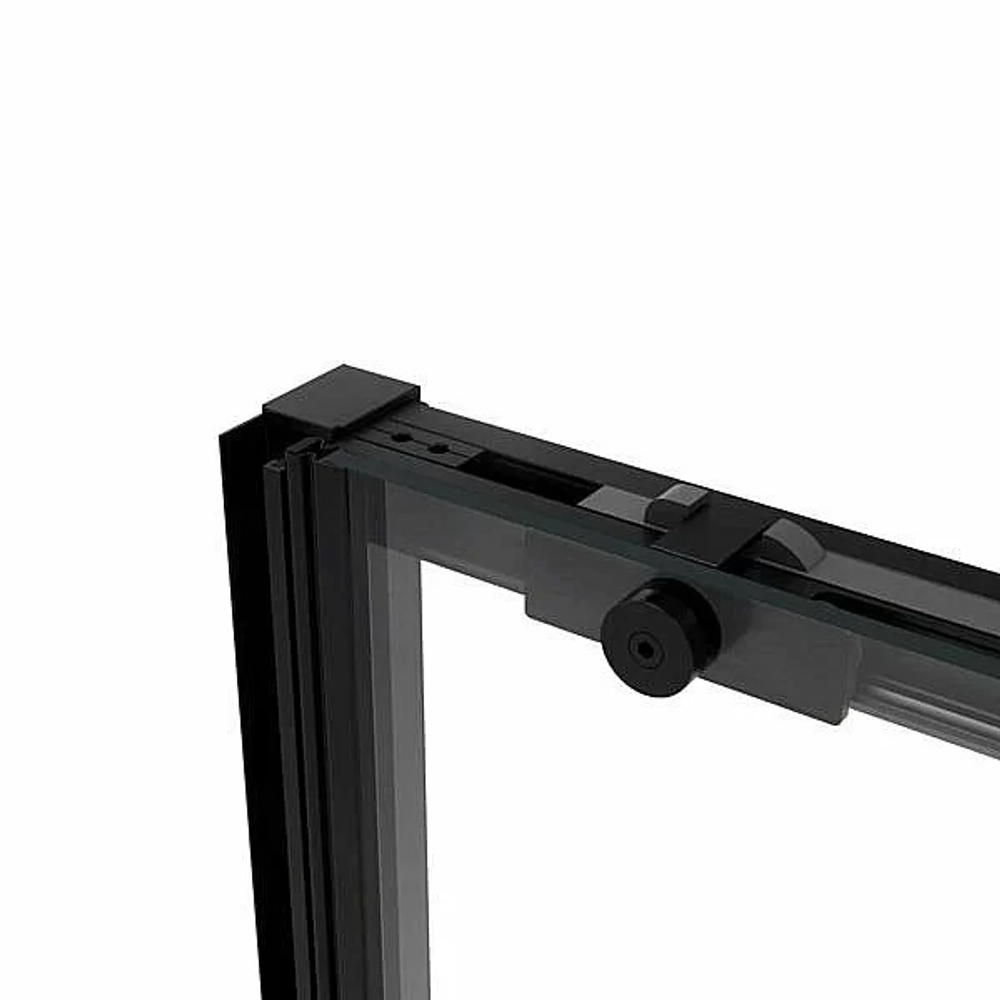 Душевая дверь Vincea Slim Soft VDS-1SS140CLB 140 профиль черный/стекло прозрачное