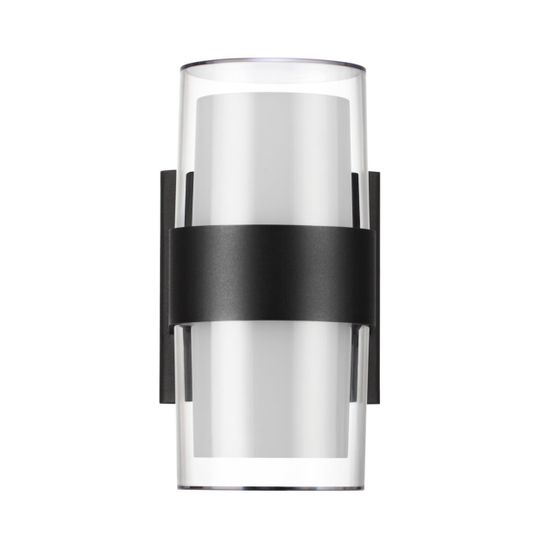 359298 STREET NT24 000 черный Светильник ландшафтный настенный IP65 LED 16W 4000K 175-265V OPAL