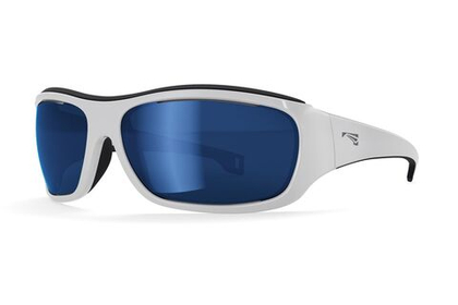 Спортивные очки LiP Tide / Stone White - Black / Zeiss / PA Polarized / Gun Blue Smoke