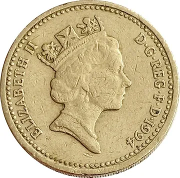 1 фунт 1994 Великобритания