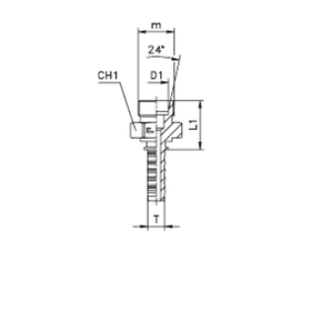 Фитинг DN 08 DKO-S (Ш) 18x1.5 10