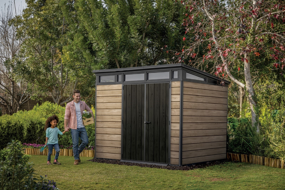 Садовый сарай Keter Signature Pent 9x7 ashwood