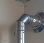 Колено 90°, 120 мм нерж. (AISI 409-1 мм.), ECOFLUE