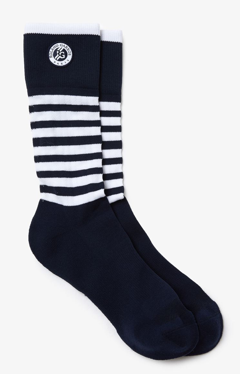 Теннисные носки Lacoste Men's SPORT Roland Garros Edition Striped Socks 1P - небесный