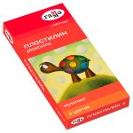 Пластилин 6 цветов Гамма Мультики, 120гр, со стеком, картон.упак.