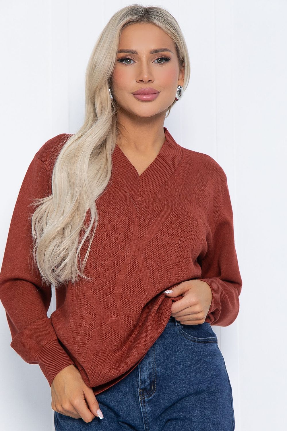 Джемпер Карамелька (терракот) Б12518-4 LT Collection (Акция)