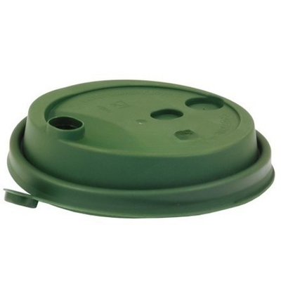 Крышка для стакана (d-90 мм) с питейником зеленая(Табрис) МАТОВАЯ ВЗЛП (50/1000 шт) 3001М/ТАБ