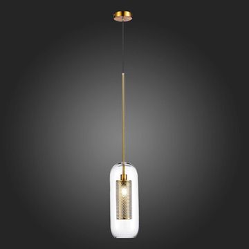 SL1048.303.01 Подвес ST-Luce Латунь/Прозрачный E14 1*40W GERRIT