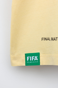 ZARA ФУТБОЛКА С ПРИНТОМ FIFA WORLD CUP ™ 1986, ЖЕЛТЫЙ