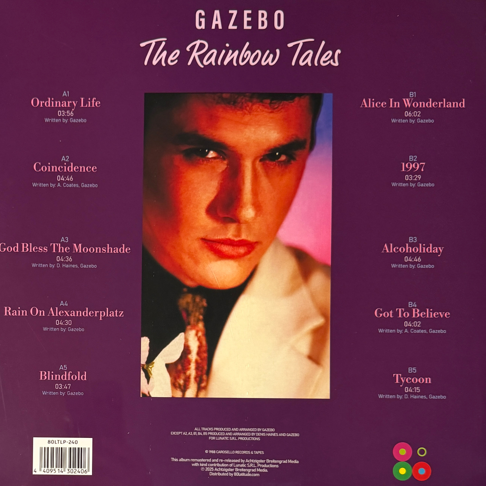 Виниловая пластинка Gazebo - The rainbow tales LP