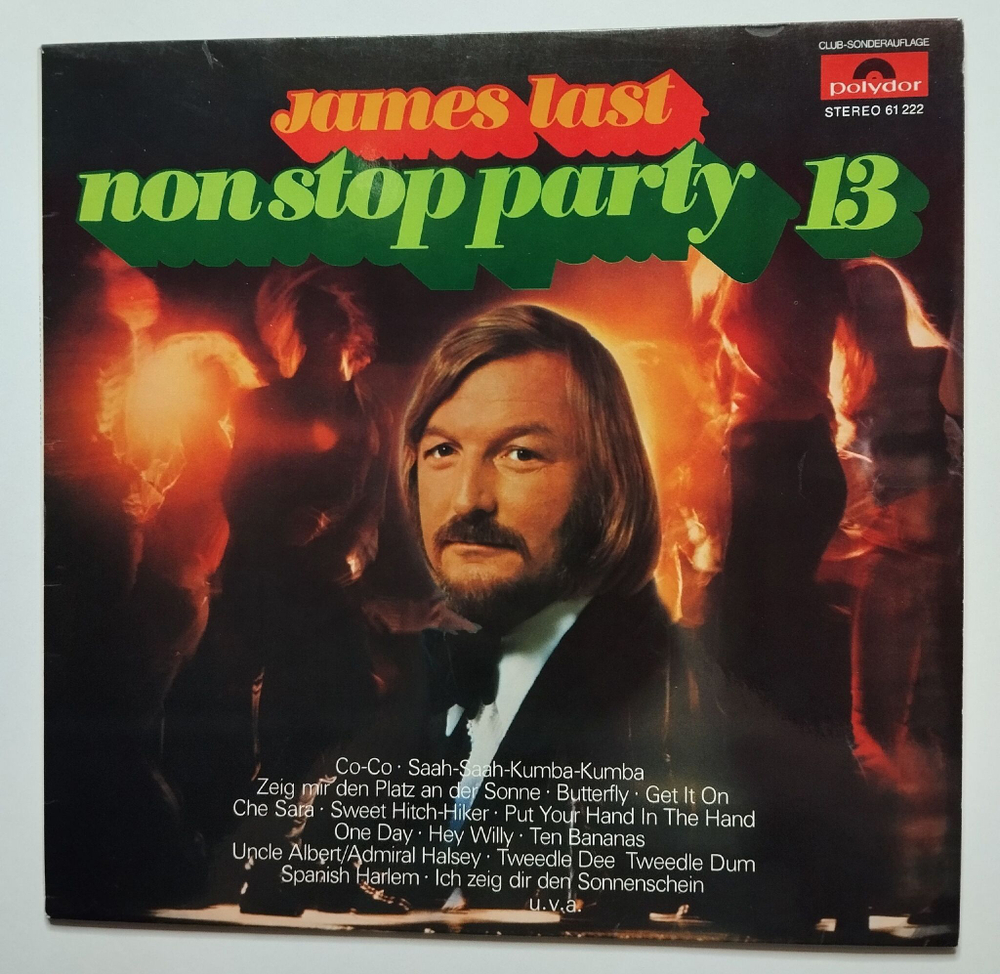 Винтажная виниловая пластинка LP James Last Non Stop Party 13 (Germany 1971)