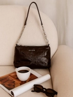 Сумка через плечо маленькая клатч натуральная кожа