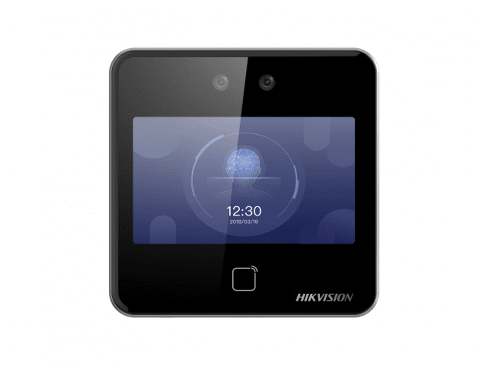 DS-K1T642MFW Терминал доступа с распознаванием лиц и встроенным считывателем Mifare карт Hikvision