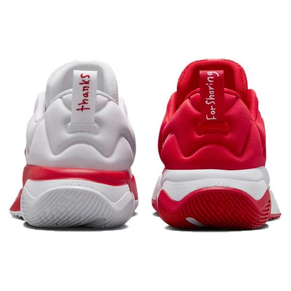 НАЙК Яннис Бессмертие Баскетбольные кольца Низкие Белые и красные Мужские