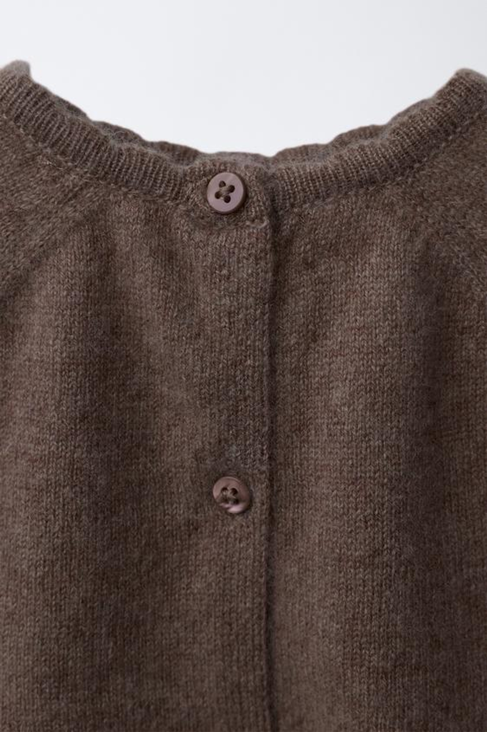 ZARA ДЖЕМПЕР ИЗ 100% КАШЕМИРА, КОРИЧНЕВЫЙ