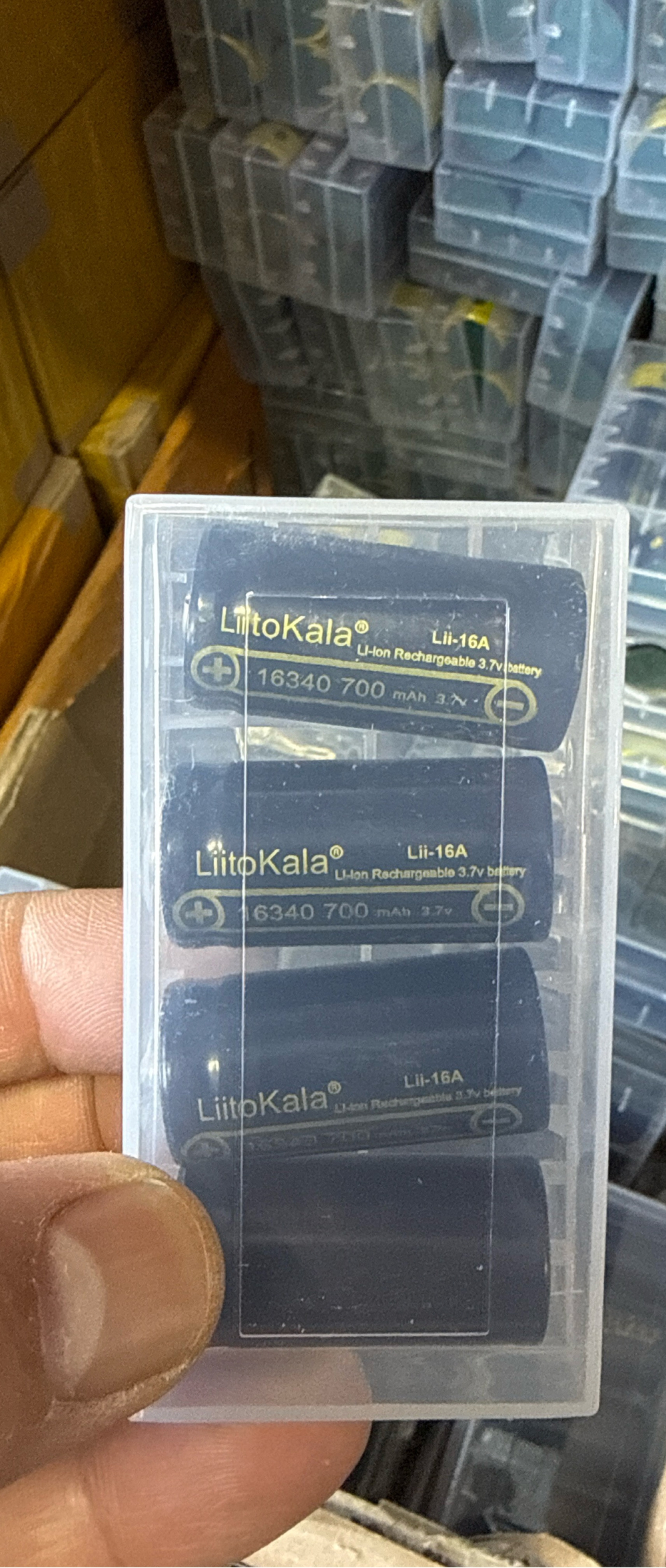 16340 аккумулятор литокала