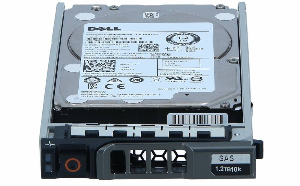 Жесткий диск Dell 30PK 1.2TB ENT PERF 10K SAS 10K-RPM 128MB 0WXPCX