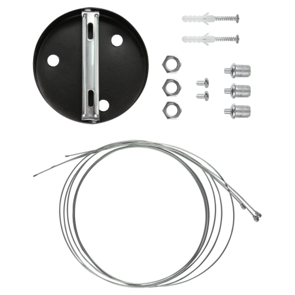 Светильник LED ЭРА Geometria SPO-151-B-40K-030 Delta 30Вт 4000К 3000Лм IP40 черный подвесной драйвер внутри