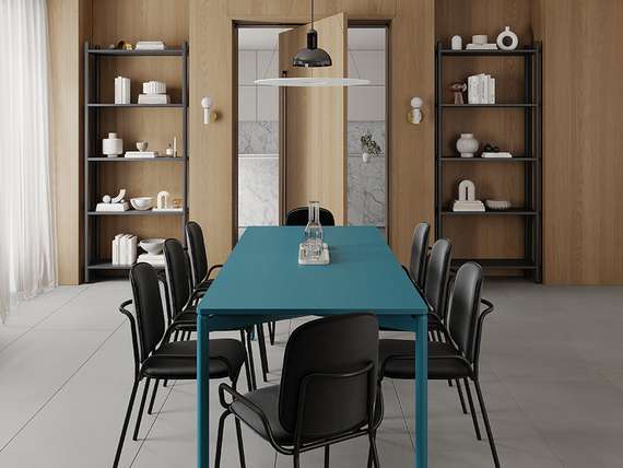 Стул Ror, Double Frame, черный велюр