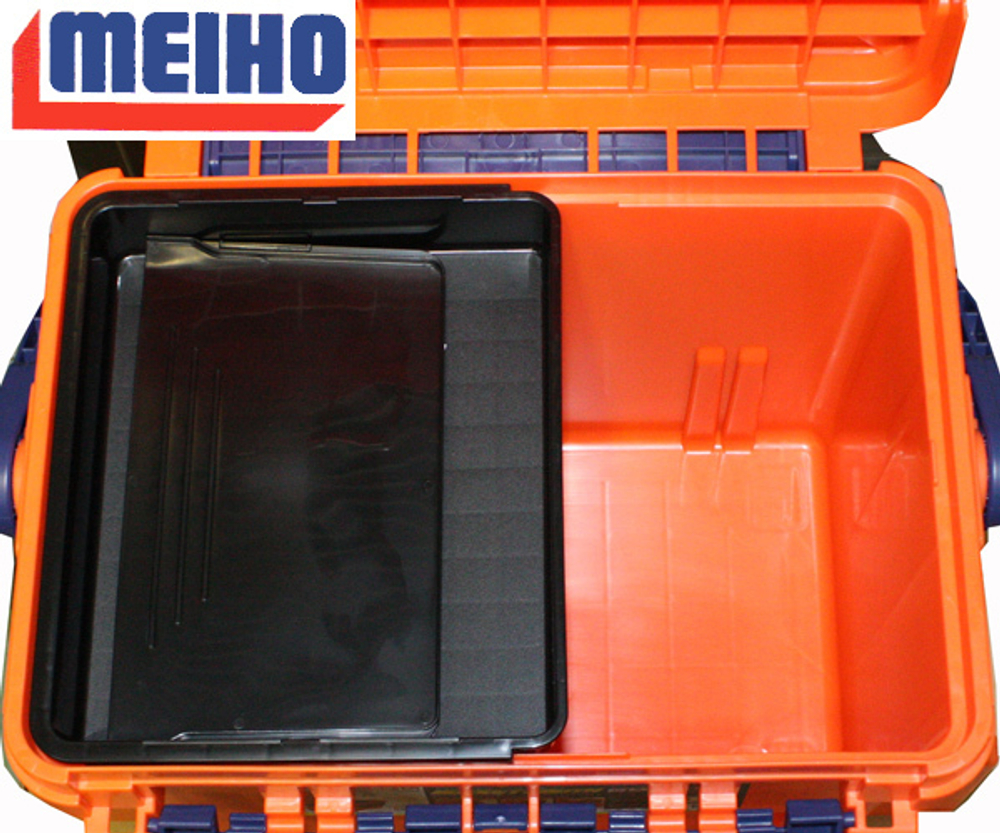 Ящик рыболовный Meiho BUCKET MOUTH BM-5000 Orange