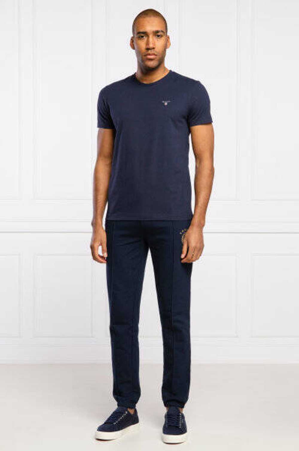 футболка regular fit Gant - темно-синий(234100)