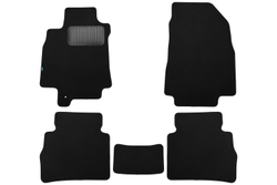 Коврики в салон для NISSAN Tiida 2004-2012, 2010-2013, седан, 5 шт. (текстиль) KLEVER03362122110KH