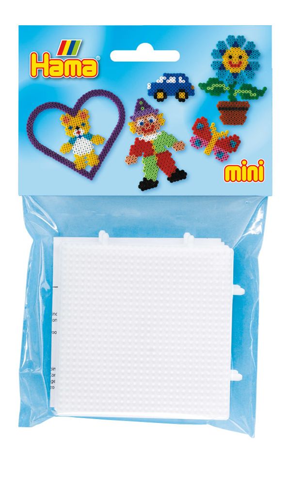 Hama Основа для термомозаики MINI Квадрат соединяющийся, 2 шт (5202)