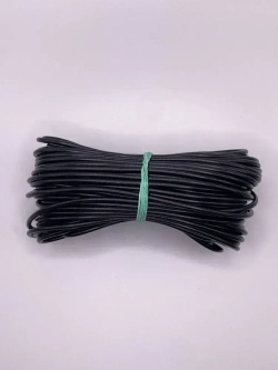 Провод автомобильный для проводки, ПГВА / ПВАМ 1,5 мм, черный цвет 20 метров монтажный