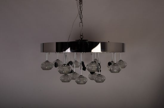 Люстра потолочная MANNE PL.7447-15+6(CR) d80