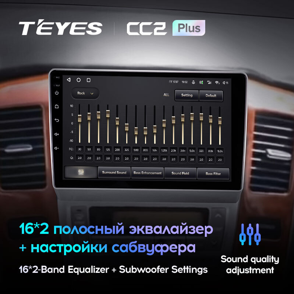 Teyes CC2 Plus 9" для Toyota Alphard 2002-2005