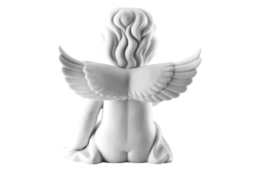 Фигурка 14см Rosenthal Ангел с воздушным поцелуем белая