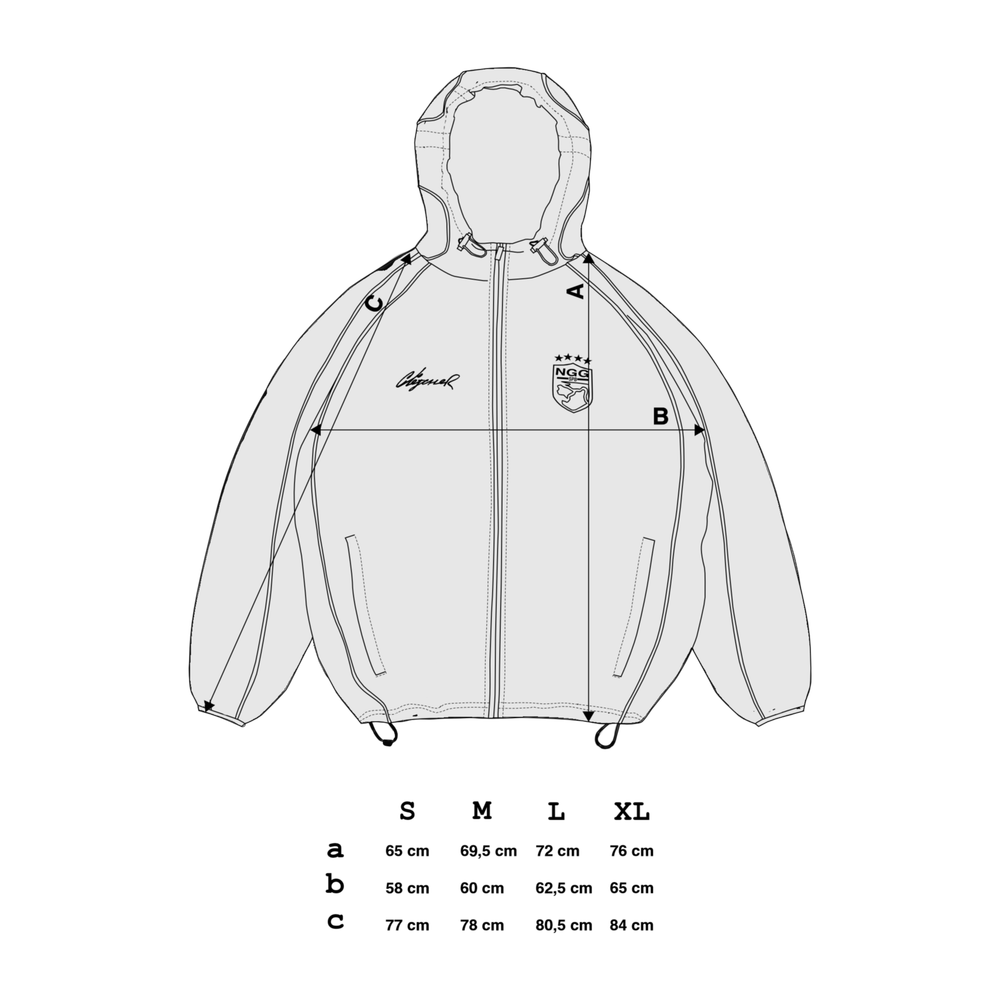 NGG TRACK JACKET BLACK - EXCLUSIVE ORDER