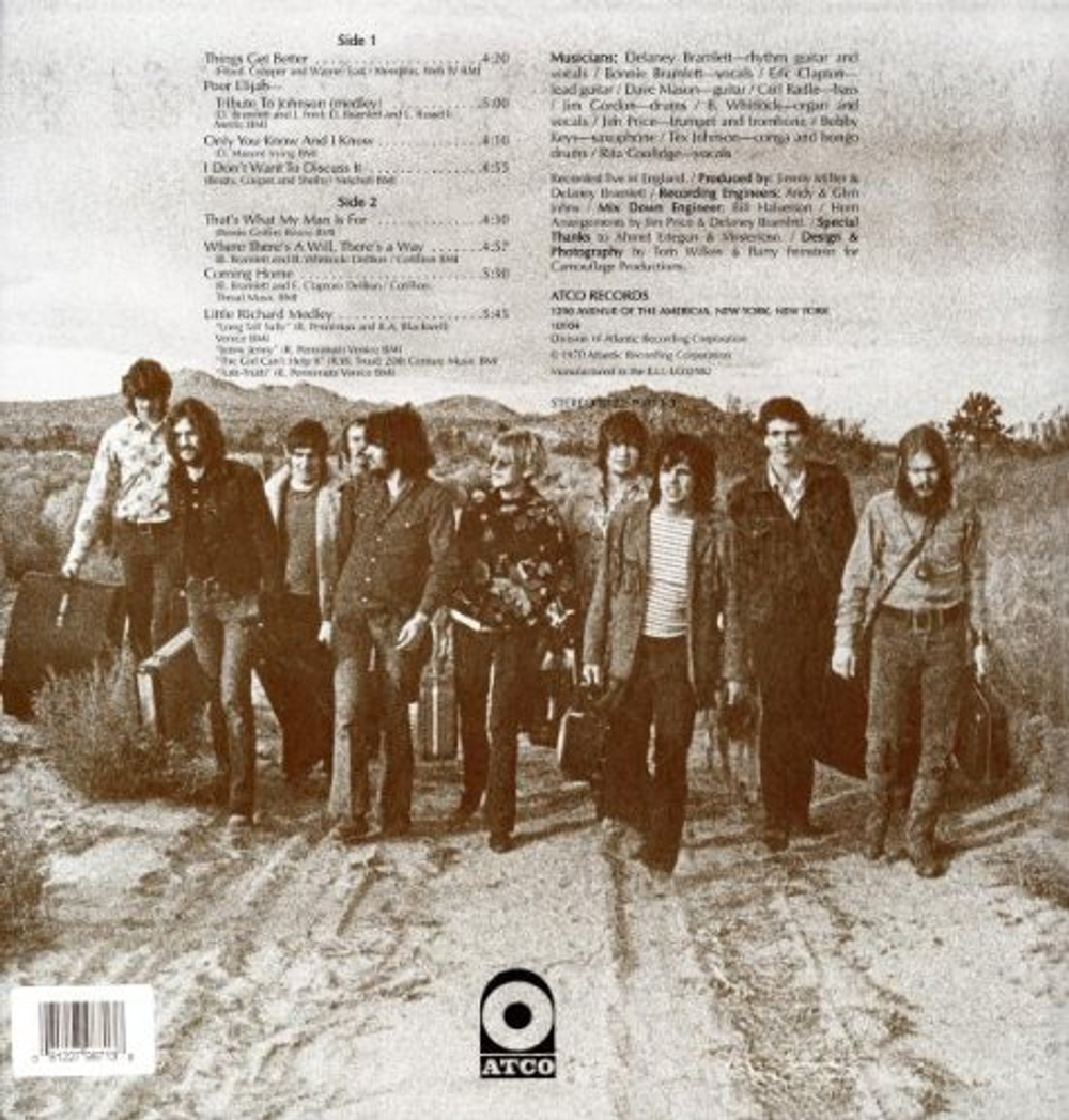 Delaney & Bonnie & Friends With Eric Clapton / On Tour (LP)